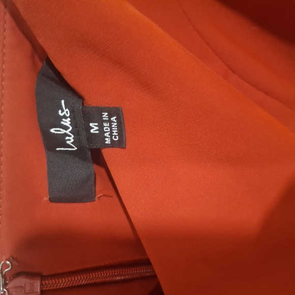 Lulu's Red Asymmetrical Wrap Sundress - Picture 10 of 11